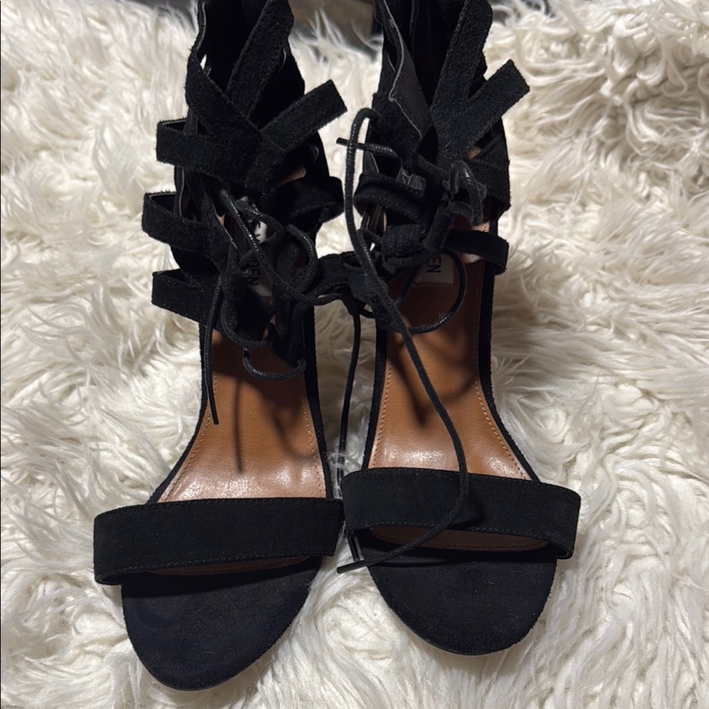 Steve Madden Elegant Black Women's Sandals